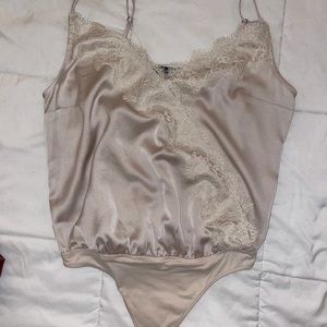 Abercrombie Lace Satin Bodysuit